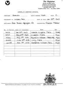 Burnley Cemetery Report