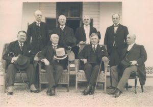 Henry Cockshutt seated second from the right.